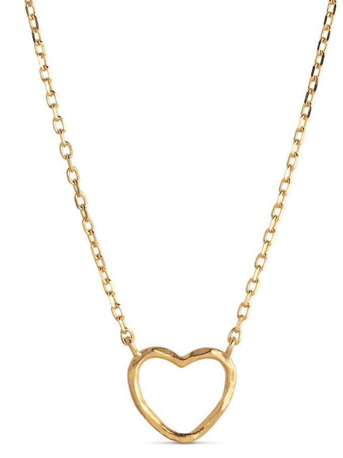 Necklace Organic Heart, Gull