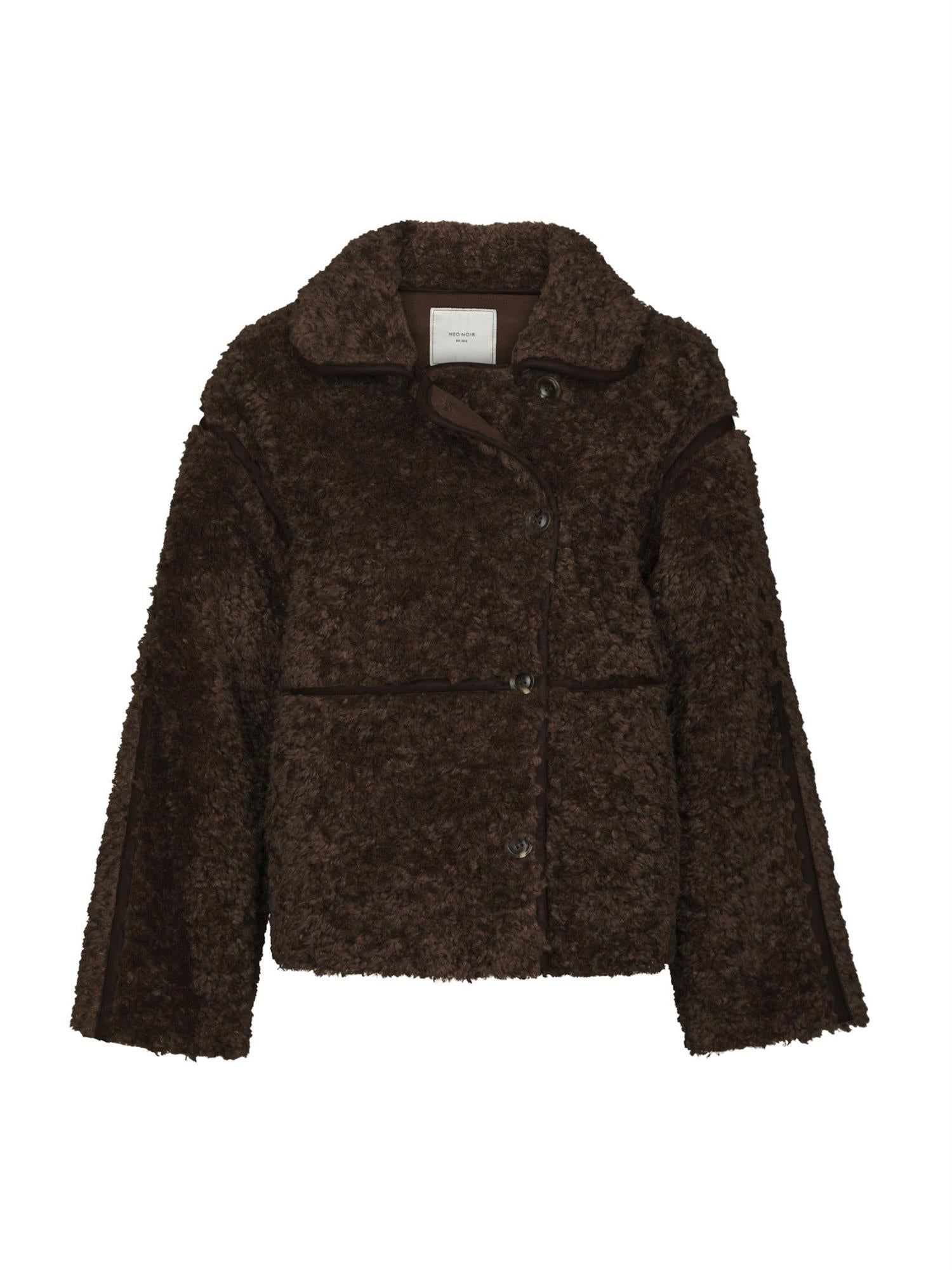 Castor Faux Fur Jacket, Brown