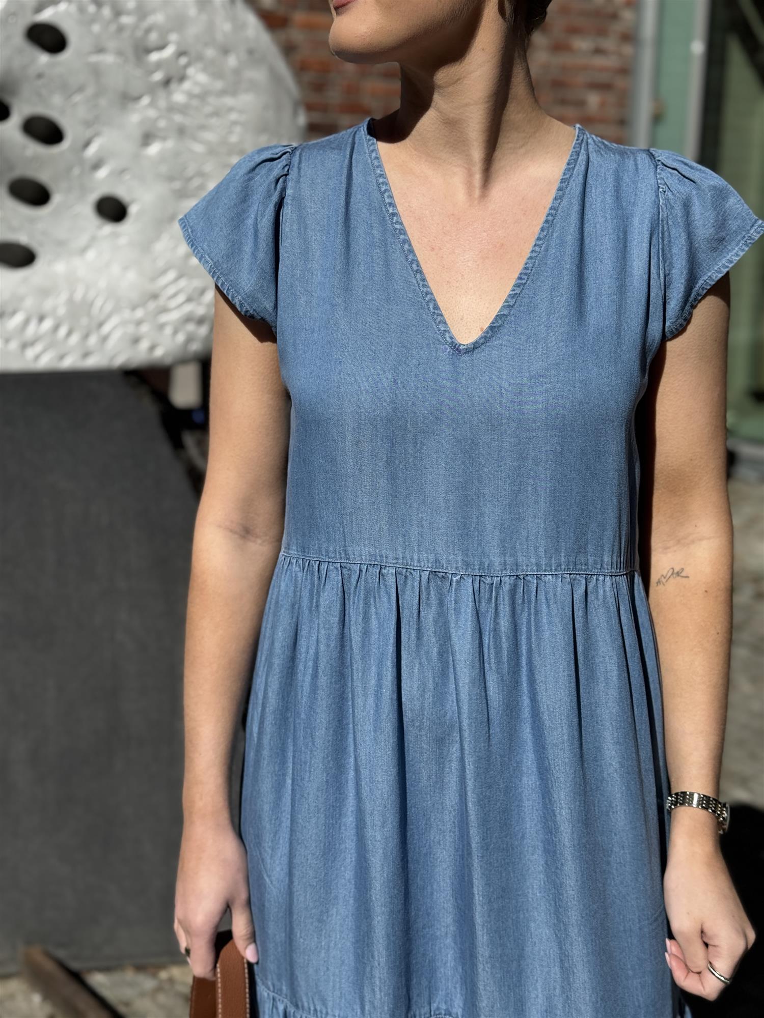 LR-RORA 3 Dress, Denim Blue