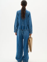 SOPHINA IW SHIRT, Blue denim