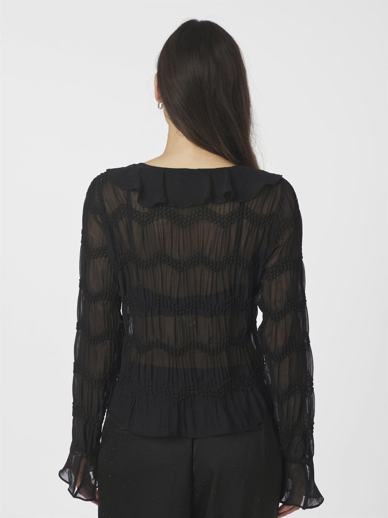 Anika Crepe Chiffon Blouse