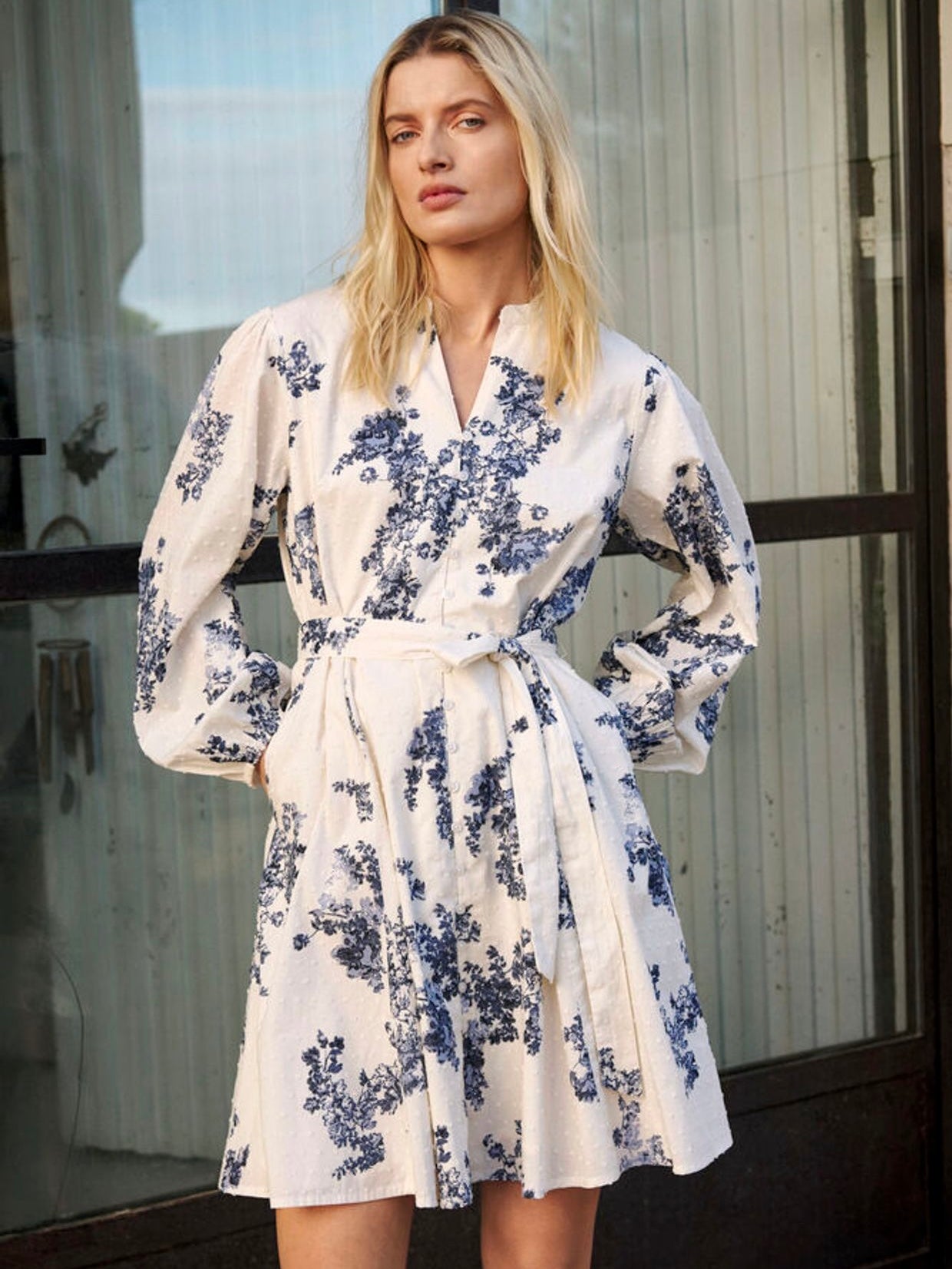 Avira PW Dress, Blue