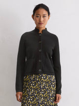 Cardigan, longsleeve, Black