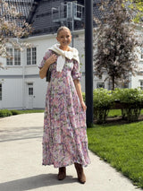 Bohemian Relaxed Dress, Brushed Flowers