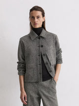 Jersey shirt jacket