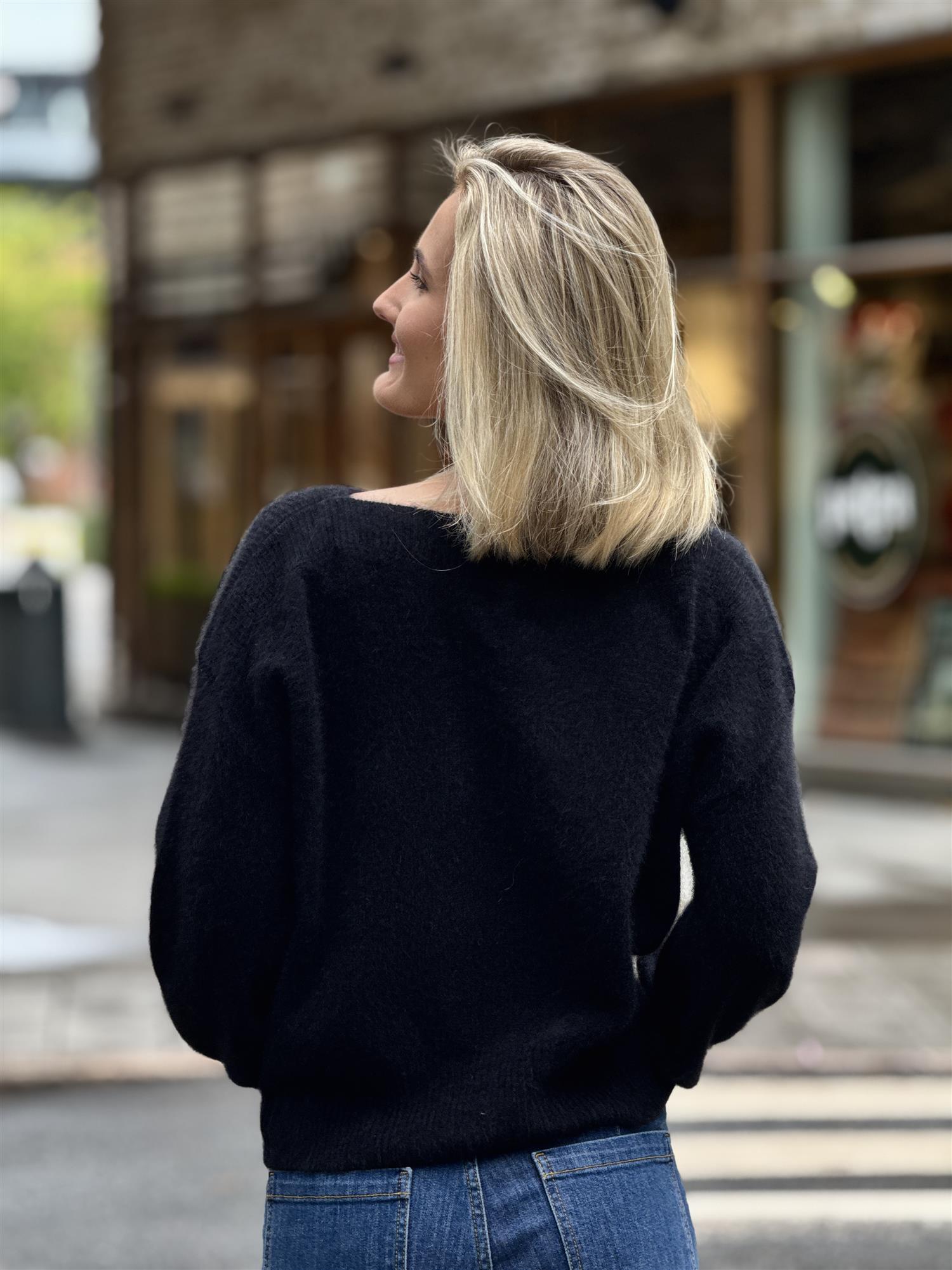 MALOU Pullover, Black