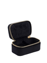 Micro Velvet Jewellery Box, Black