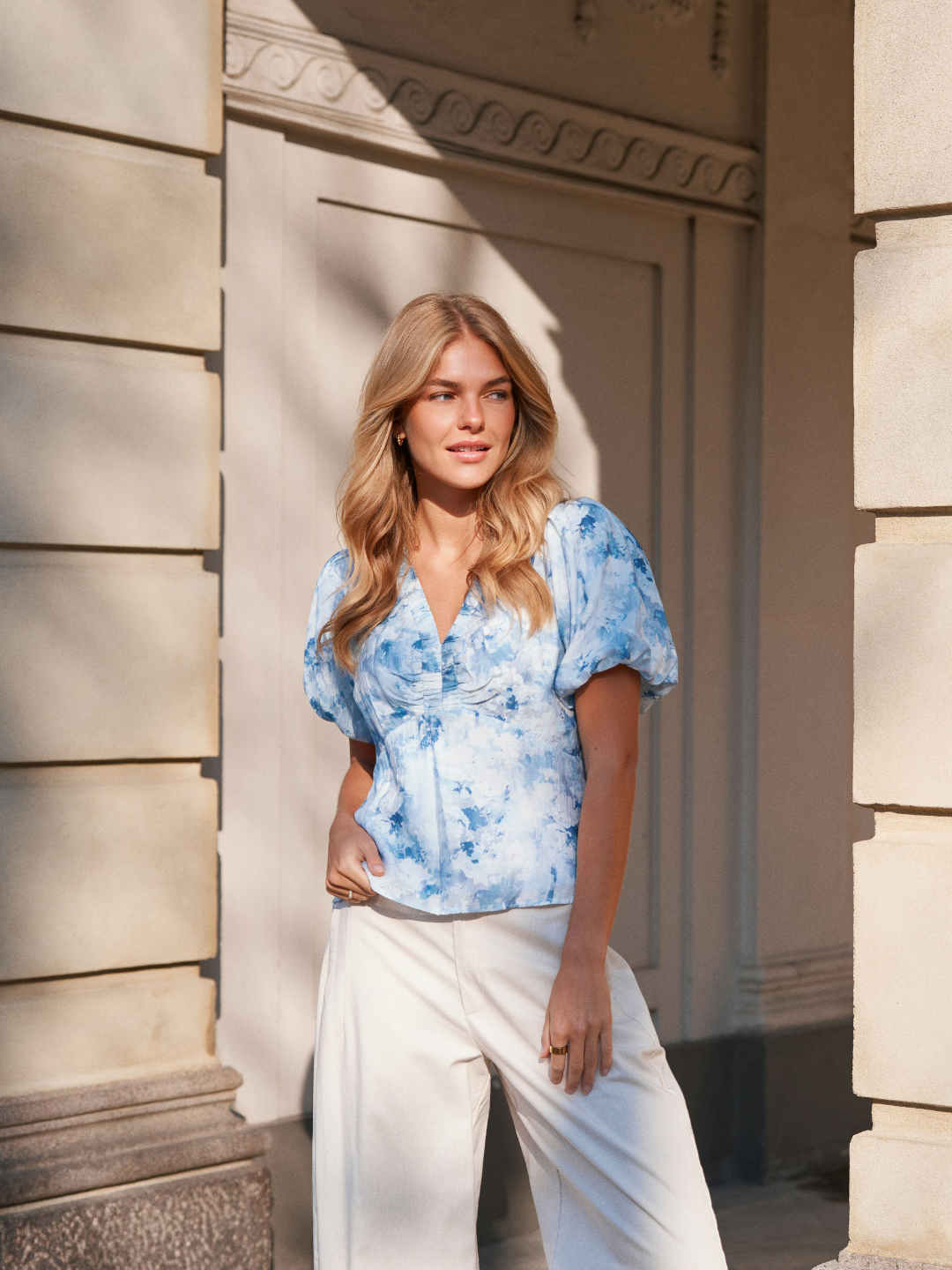 Irina Floral Fusion Blouse