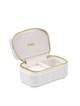 Tweed Jewellery Box Micro, White
