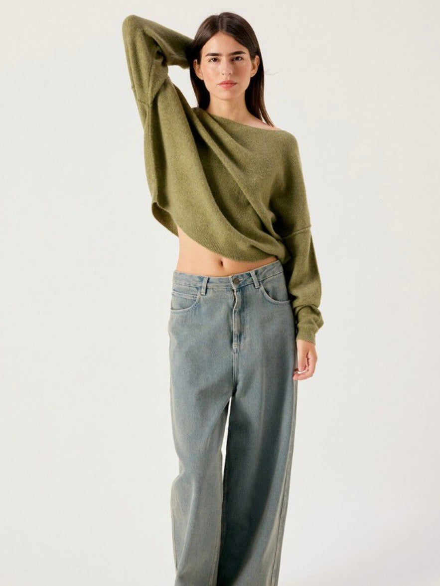 Damsville Pullover, Green