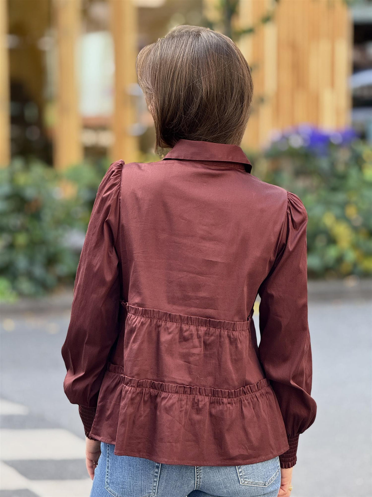 Betty Shirt, Burgunder