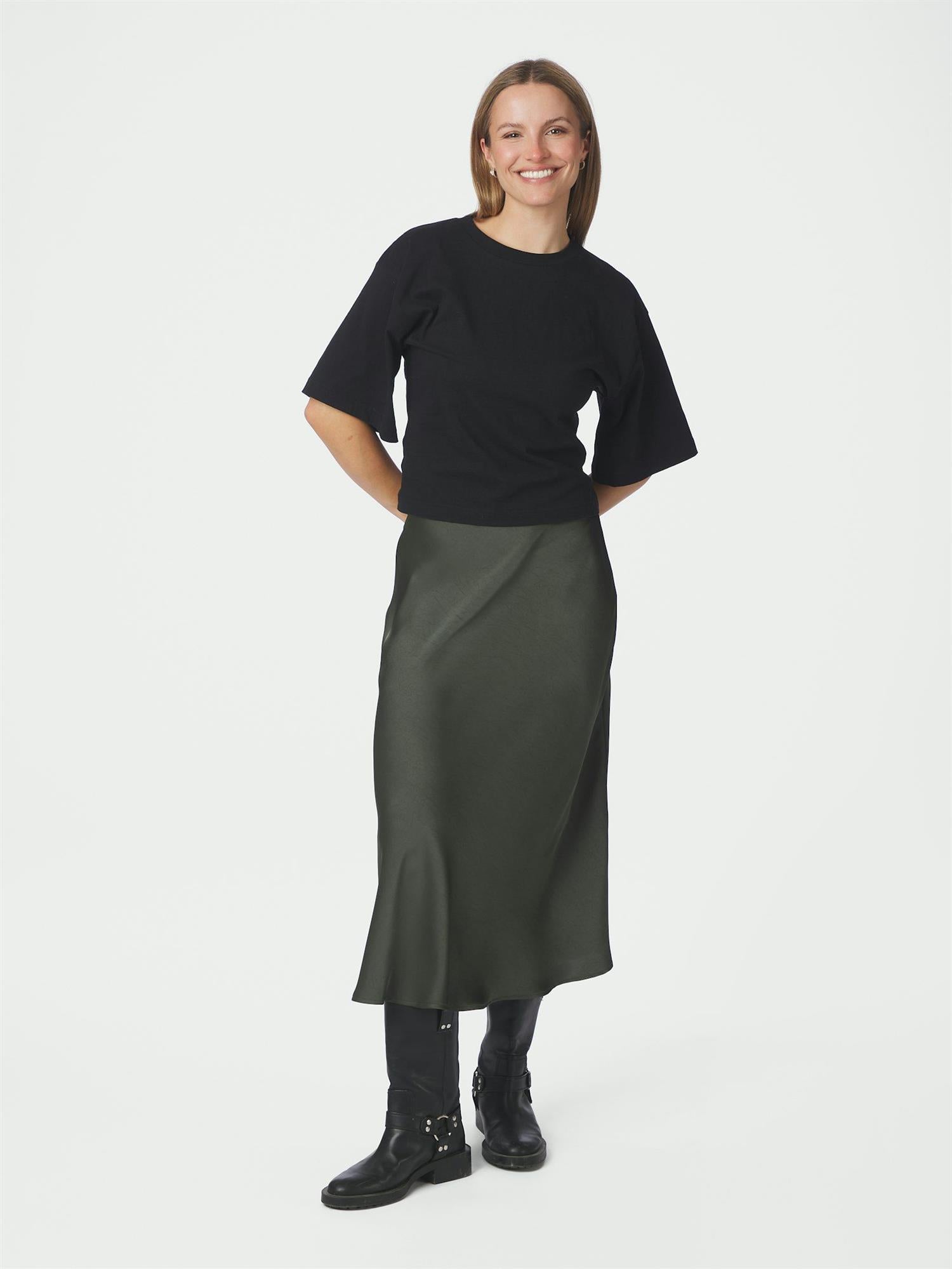 Bovary Skirt, Deep Green