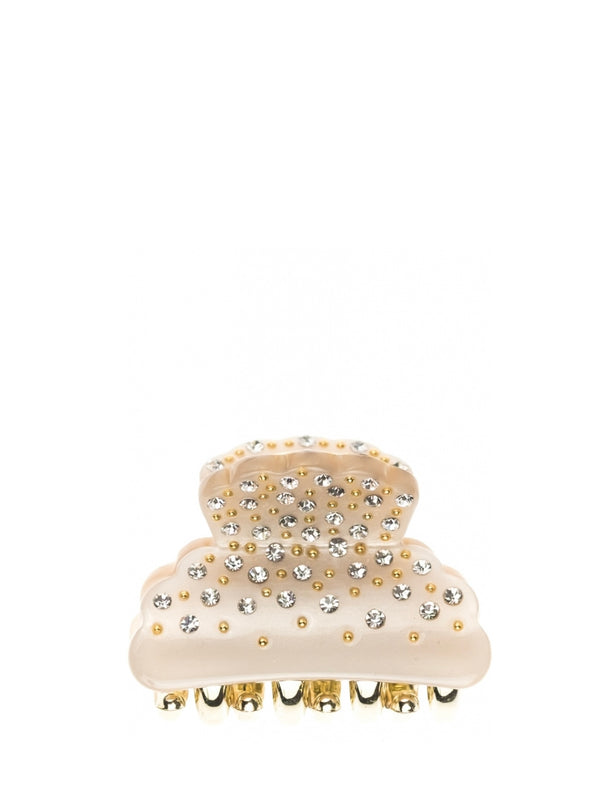 Crystal Hair Claw Small, Sand
