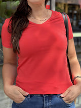 Aida - T- shirt, Sweet Red