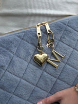Metal Sign Bagcharm, Heart