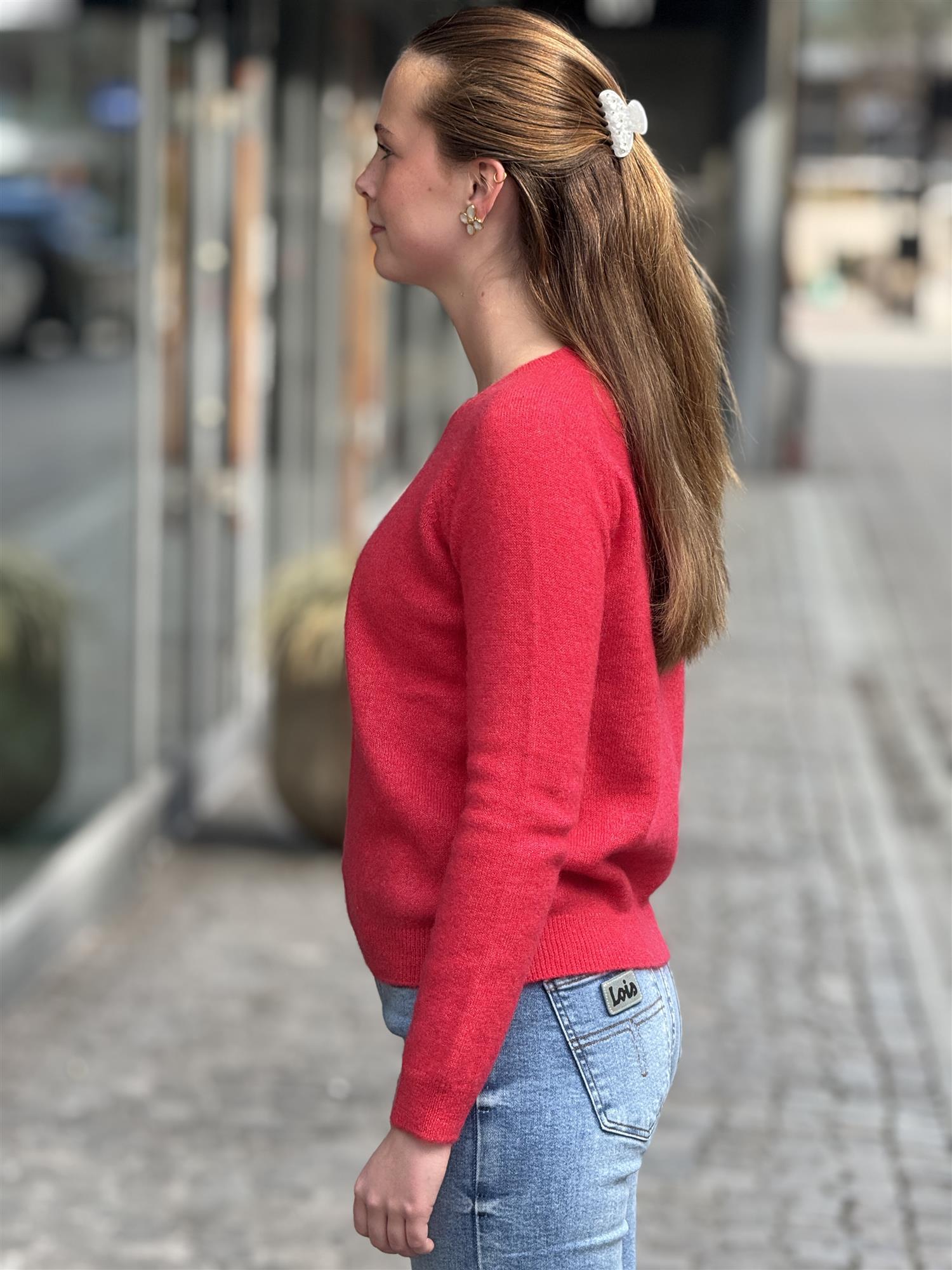 Fiona Pullover, Ruby Pink