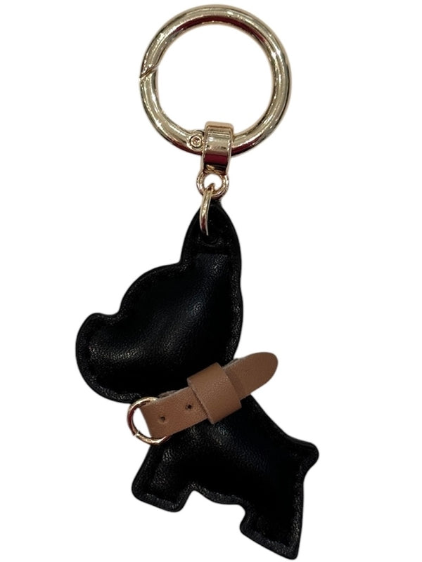 Puppy Bag Charm, Black