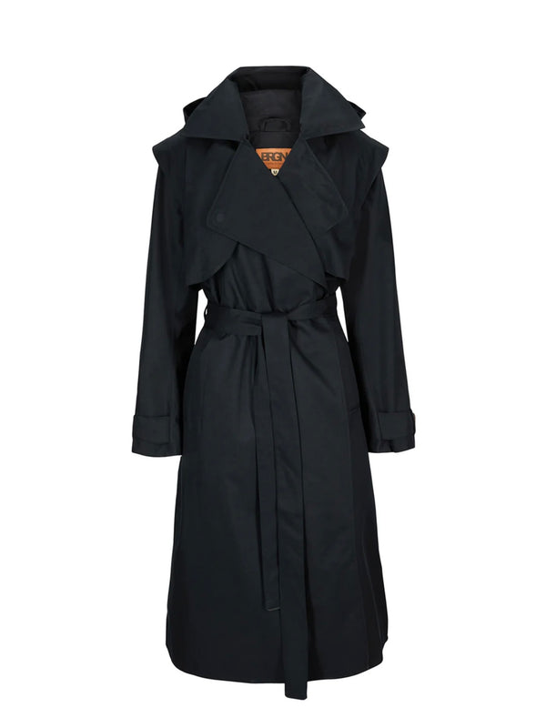 Regndråpe Trench Coat, Black