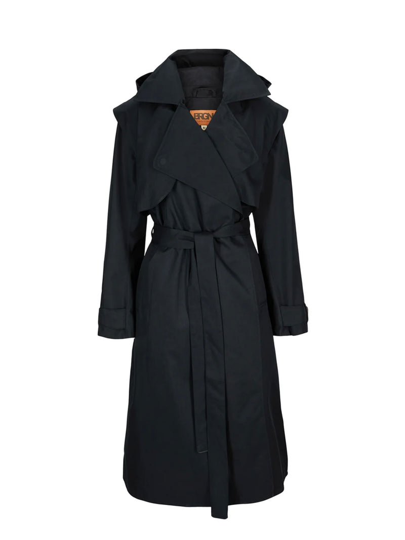 Regndråpe Trench Coat, Black
