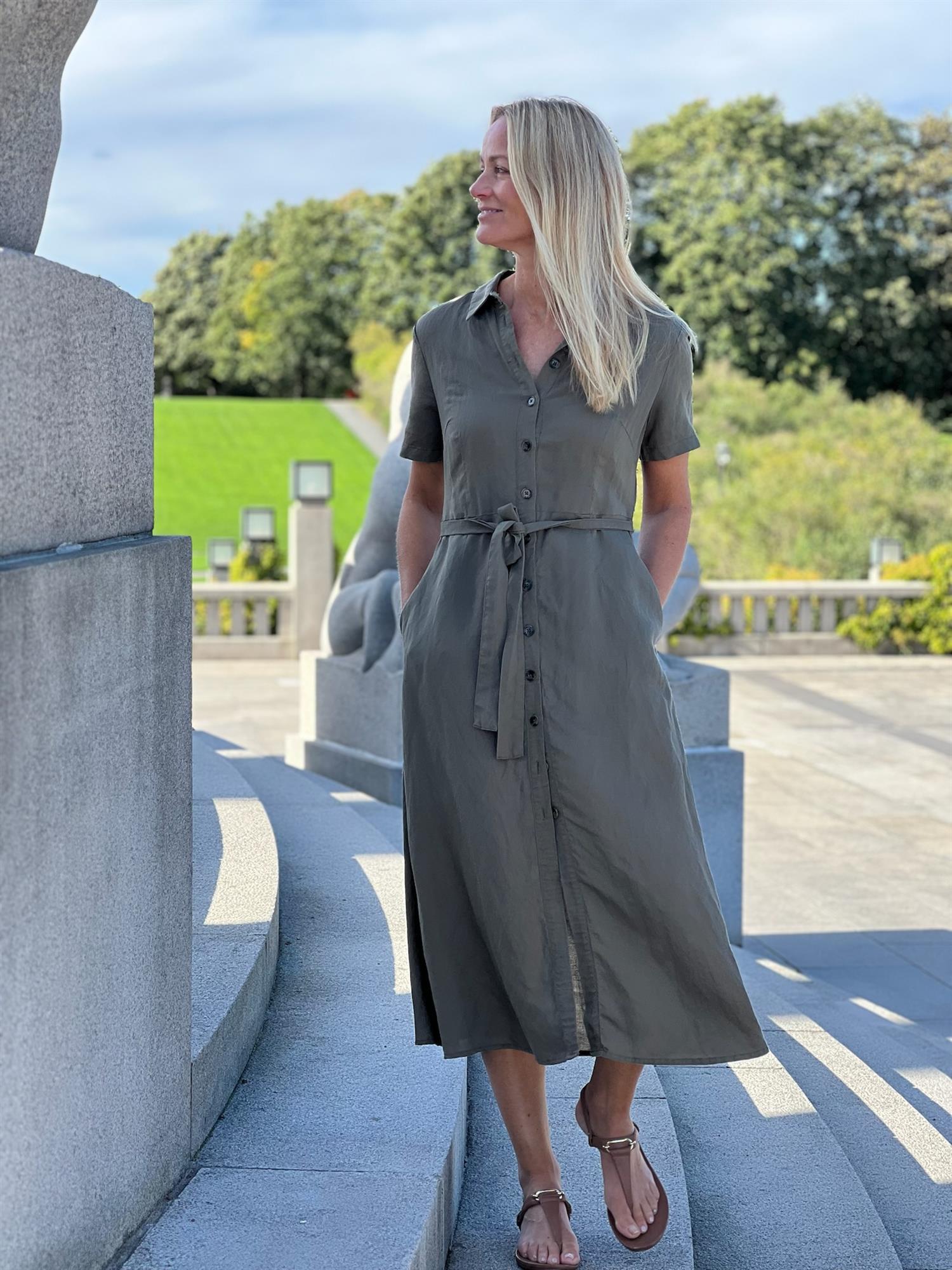 Eflin PW Dress, Green