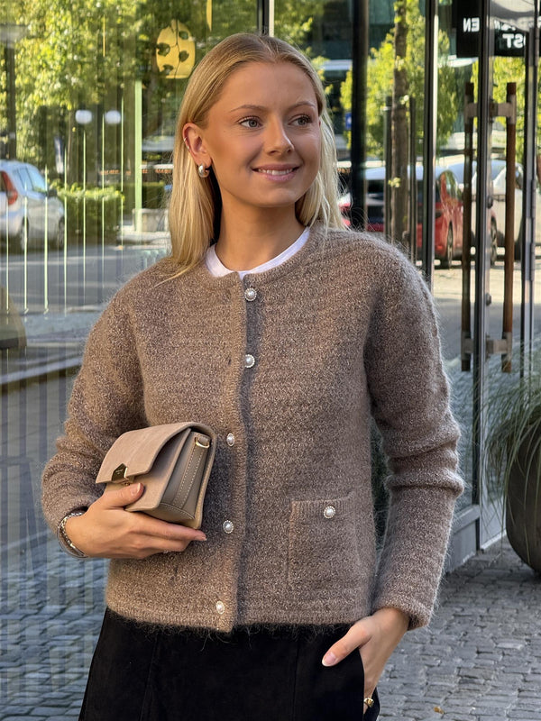 Casilda Cardigan, Brown