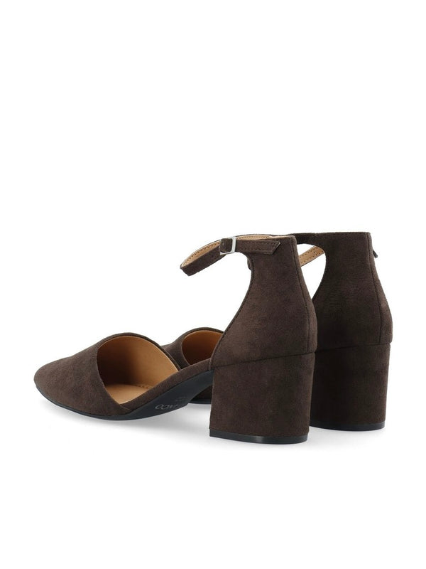 BIADEVIVED Pump Micro Suede, Brown