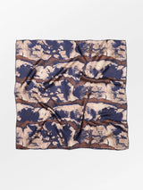 Tinea Tiedye Sia Scarf, Navy Blue