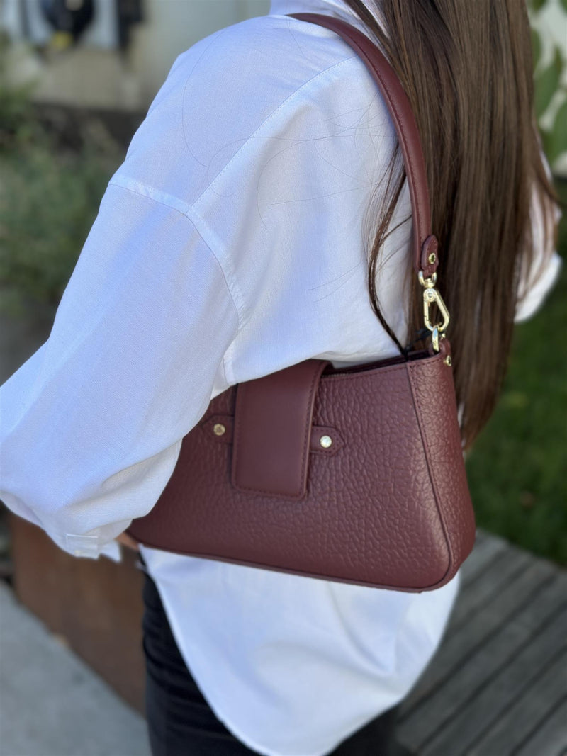 Fleuves small shoulderbag, Bordeaux