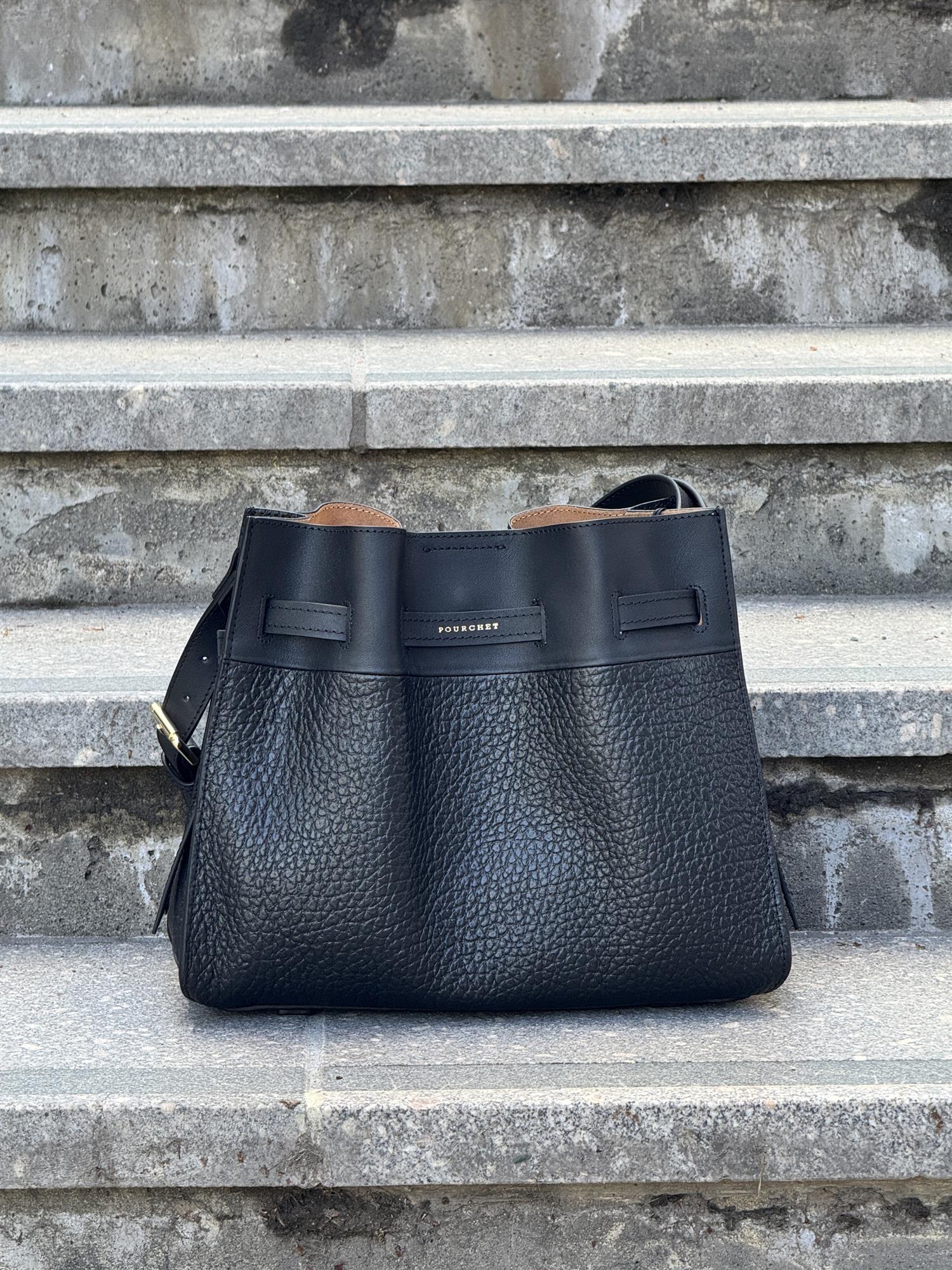 Blossom Shoulder Bag, Black