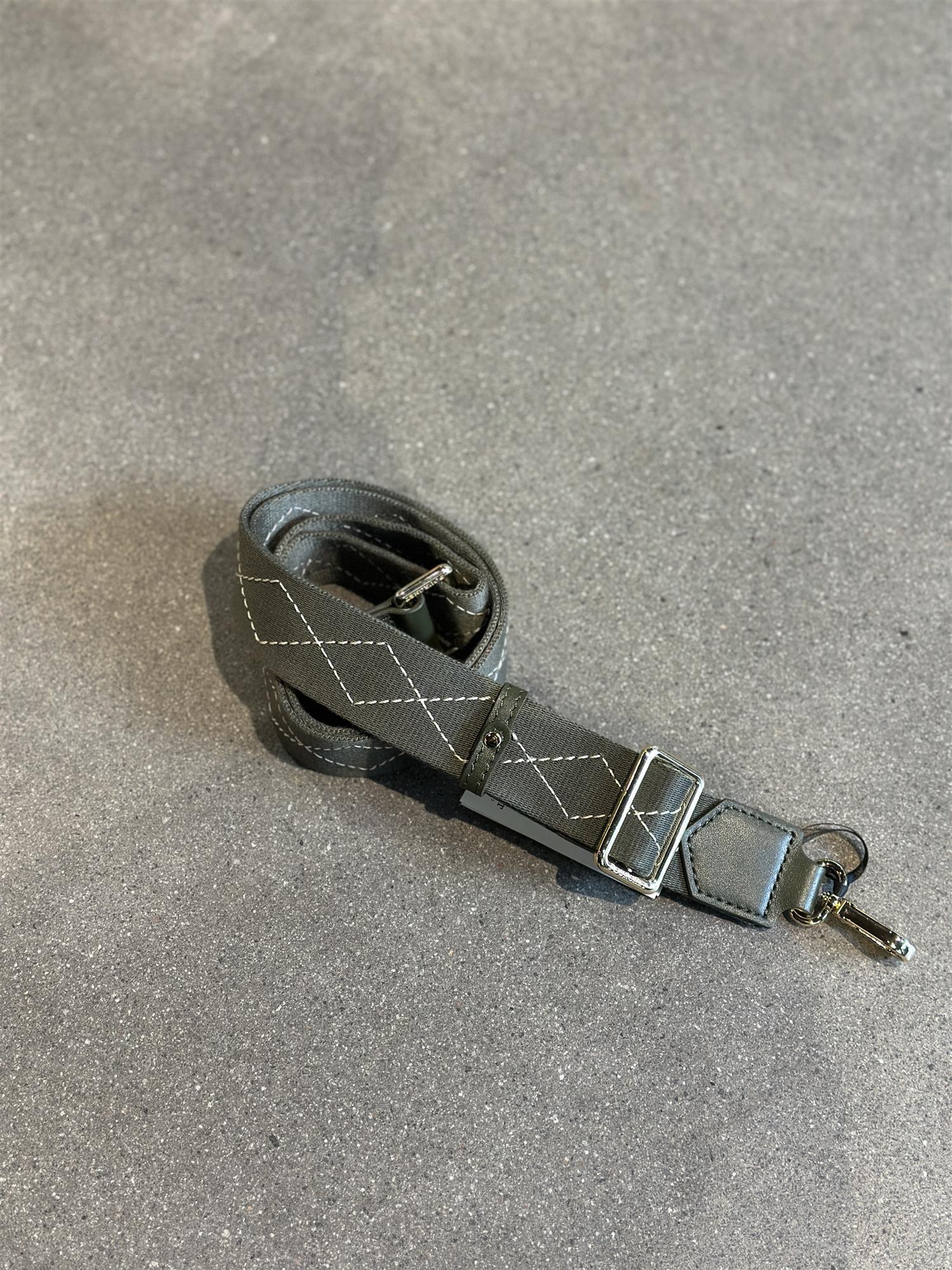 Weaved cotton strap, Green