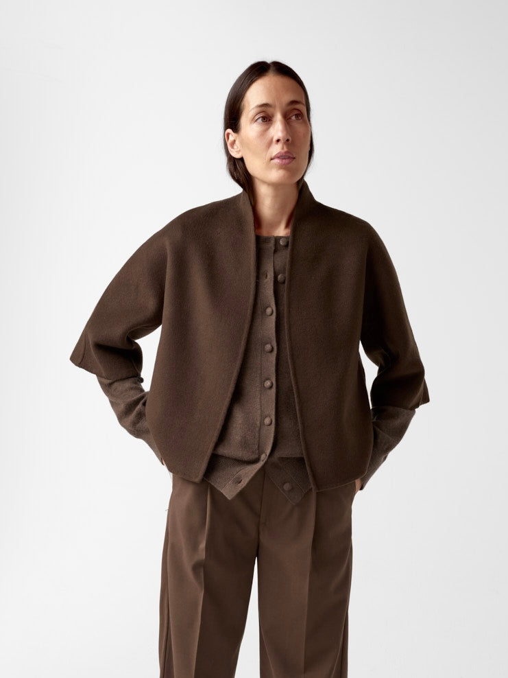 Kira Wool Jacket, Brown