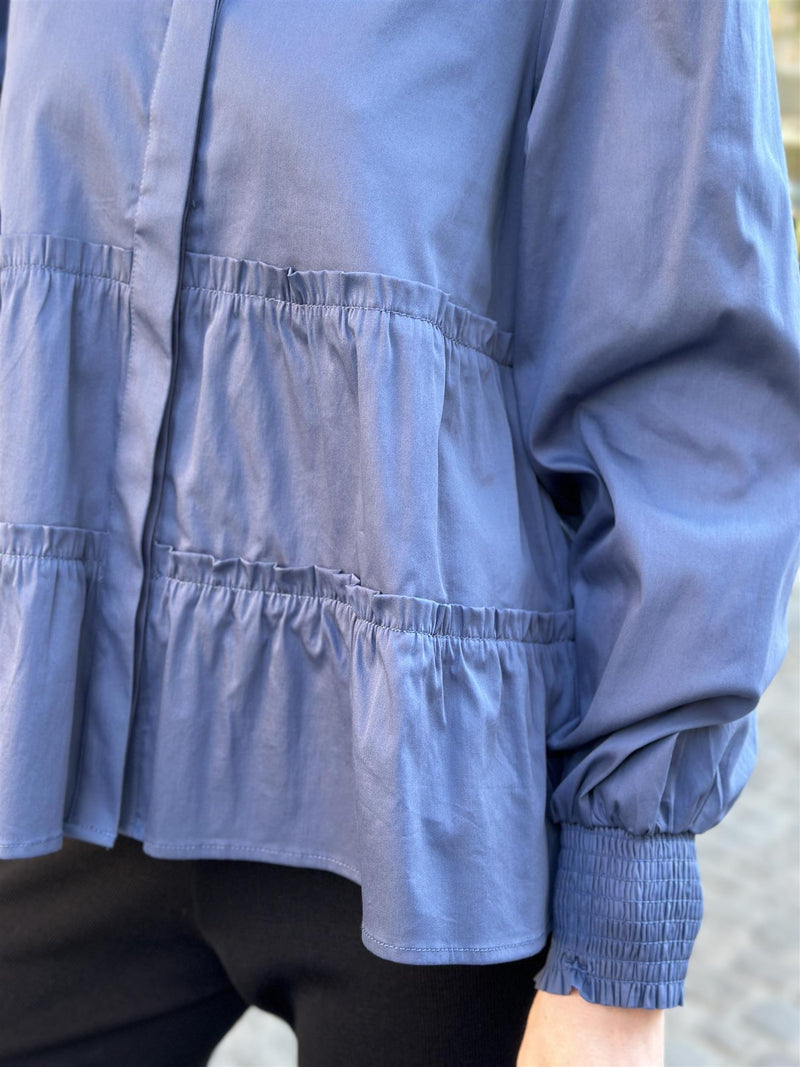 ISLA SOLID 95 shirt, Indigo Blue