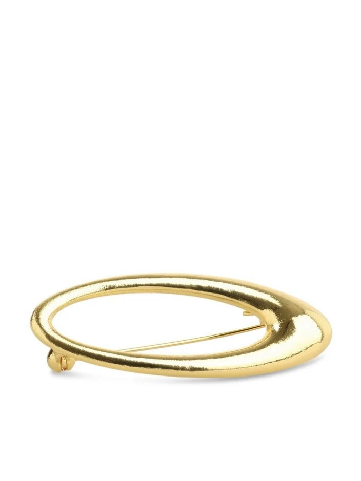 Illiona - Sleek Brooch Gold - Gold