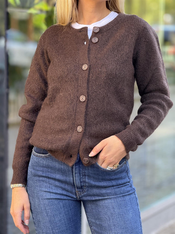 Kora cardigan 9965, Brown