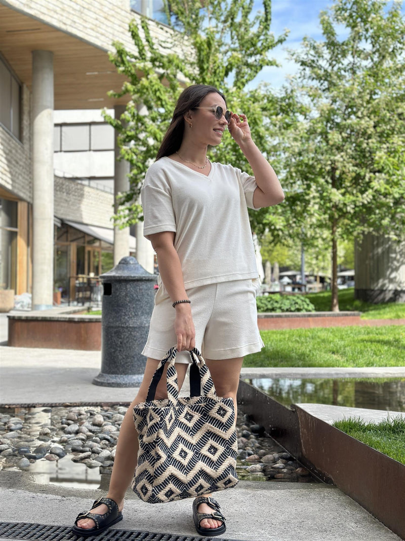 Rosemaya PW Shorts, Eggnog