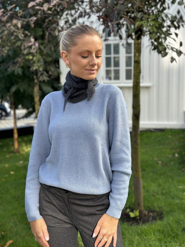 Preet - Pullover, Dusty Blue