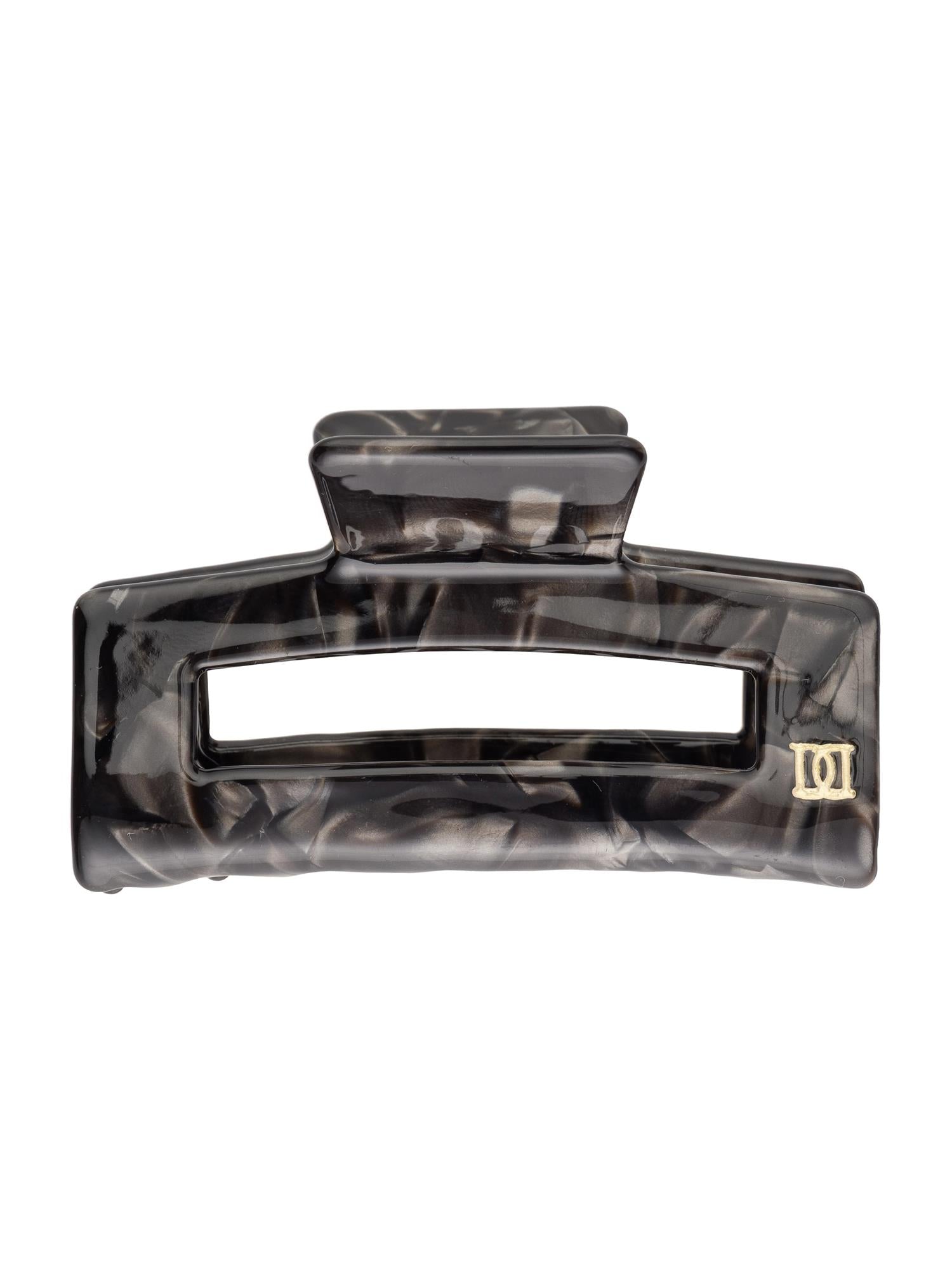 Square Hair Claw Small, Brown