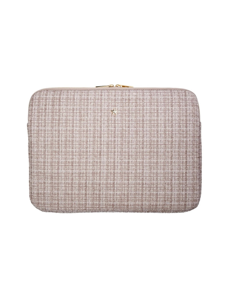 Tweed Mac Cover, Warm Taupe