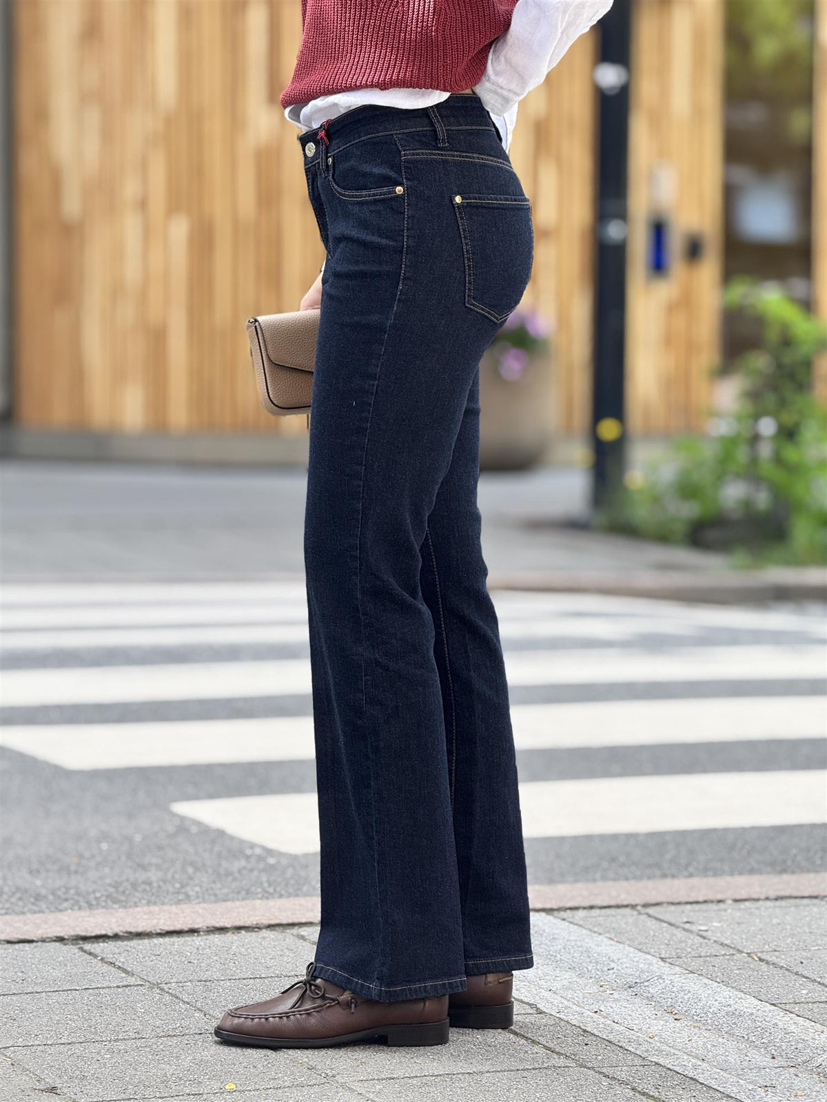 Paris Flared, Dark Blue