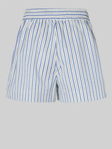 Serifa Shorts, White/Blue