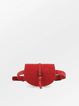 Suede Belt Bag, Red