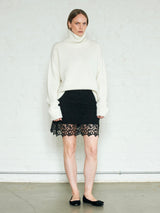 YVETTE Lace Skirt, Black