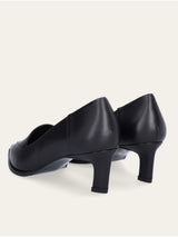 Pumps, Black calf 80