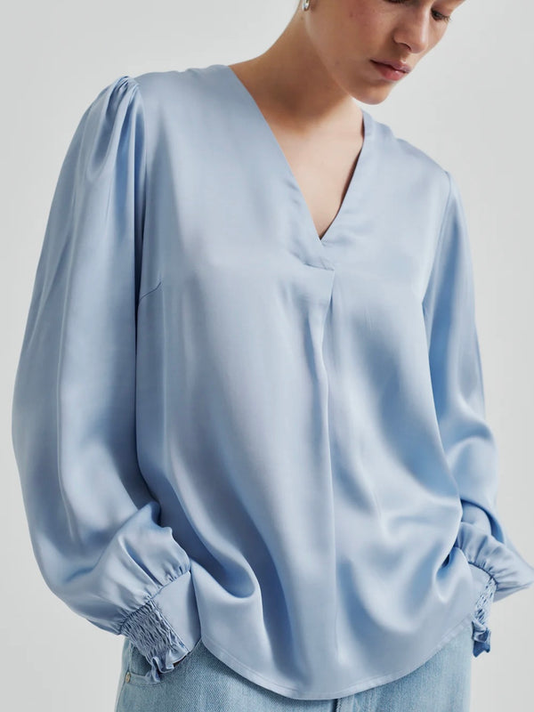 Barri Blouse, Blue