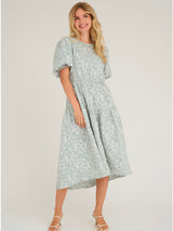 Ana dress, Dusty Mint