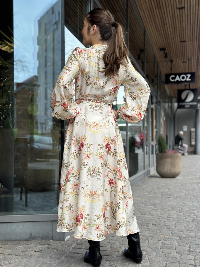Viscose Shirt Dress, Botanical