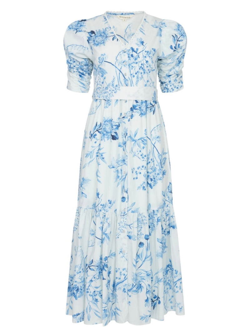 Sylvie Dress, Blue Bloom