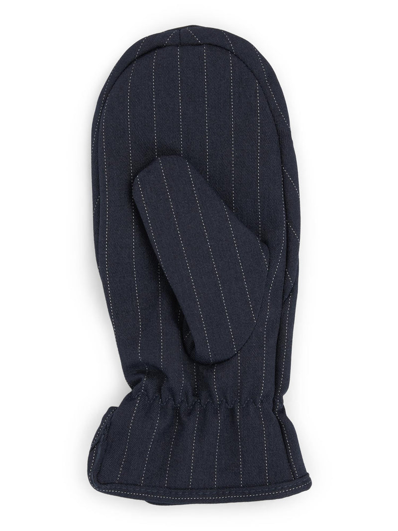 Mittens, Navy pinstripe