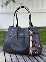 Bag Charm, Brown Plane Dachs