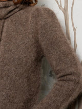 Ulla Mohair Cardigan, Taupe